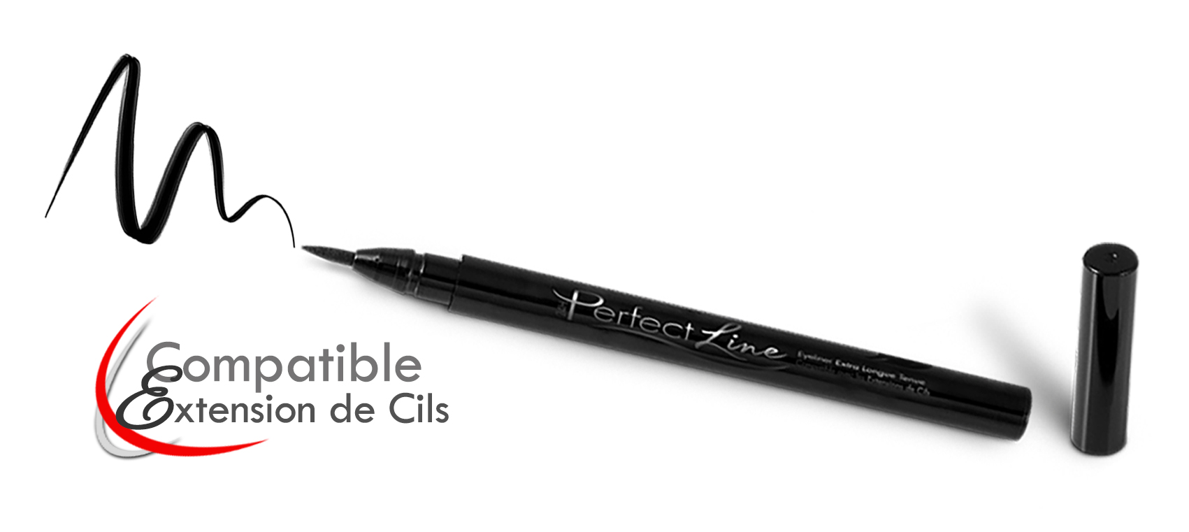 Eyeliner Perfect Line Oil Free compatible extensions de cils